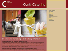 Tablet Screenshot of conti-catering.de